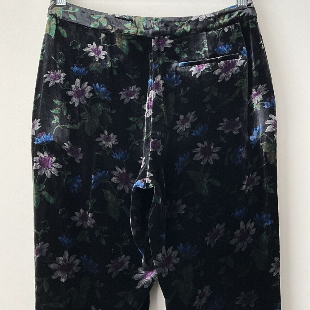 Silk Blend Hobbs Palace Collection Passion Flower Trouser Pants 8 - Picture 11 of 12